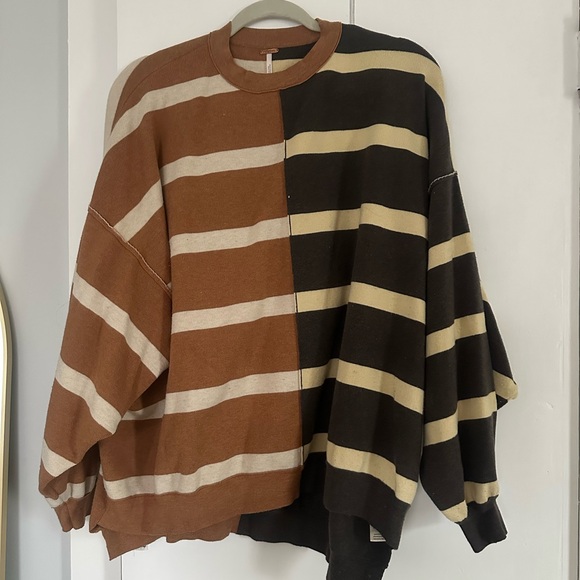 Free People Tops - Free People Uptown Stripe Pullover